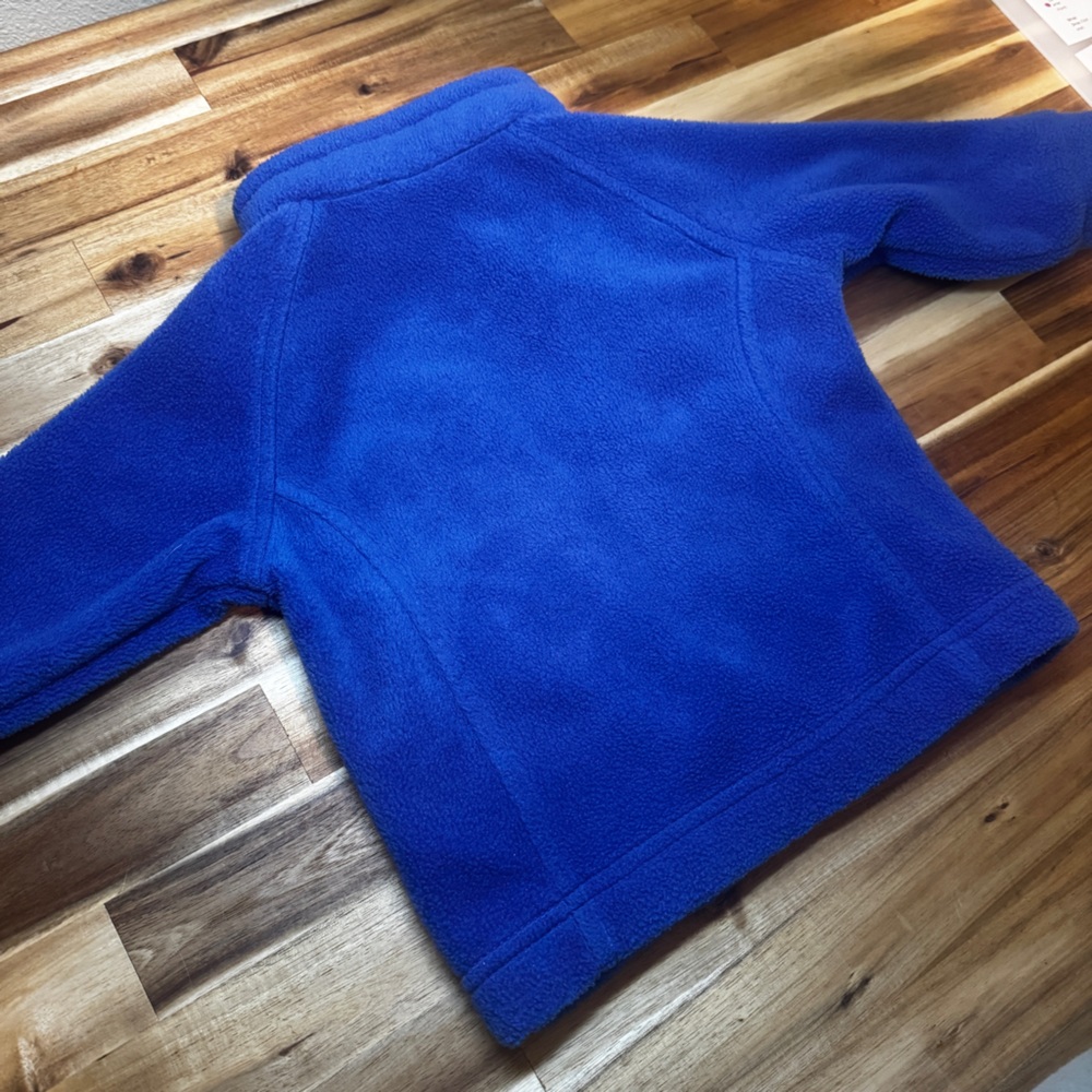Columbia Baby 6-12 Mo Blue Full Zip Fleece Jacket - Picture 7 of 8